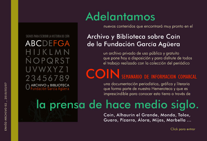 Archivo Fundaci&oacute;n Garc&iacute;a Ag&uuml;era - Avance 02
